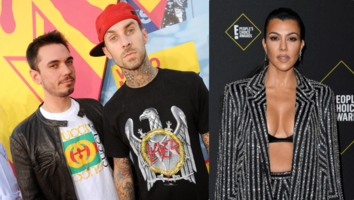 Travis Barker Honors Late DJ AM as He Flies to Italy With Kourtney Kardashian